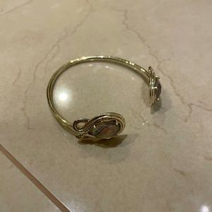 Kendra Scott Andy Cuff Bracelet in gold and blue/green marble